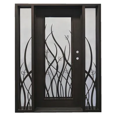 Unic spranceana de intrare usi din fier forjat